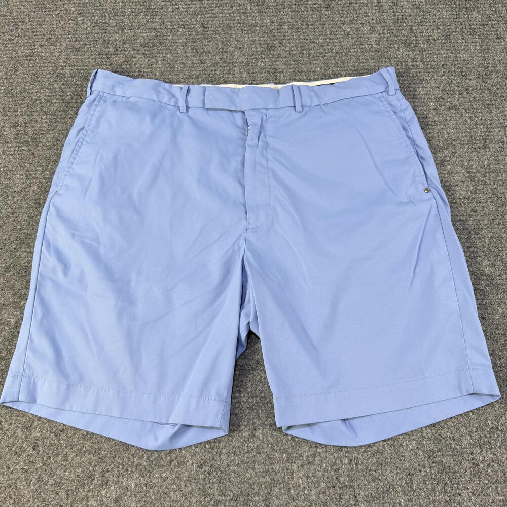 RLX Ralph Lauren Shorts Mens 38 Blue Classic Fit Golf Chino Polyester Casual